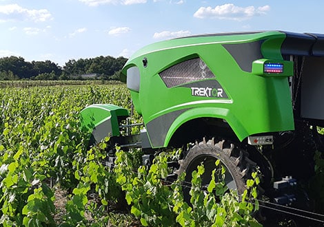 Site web Trektor by Sitia, tracteurs agricoles autonomes