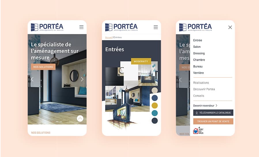 Site web mobile Portea Groupe You